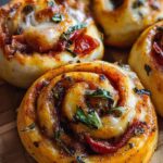 Savory Vegan Pizza Rolls
