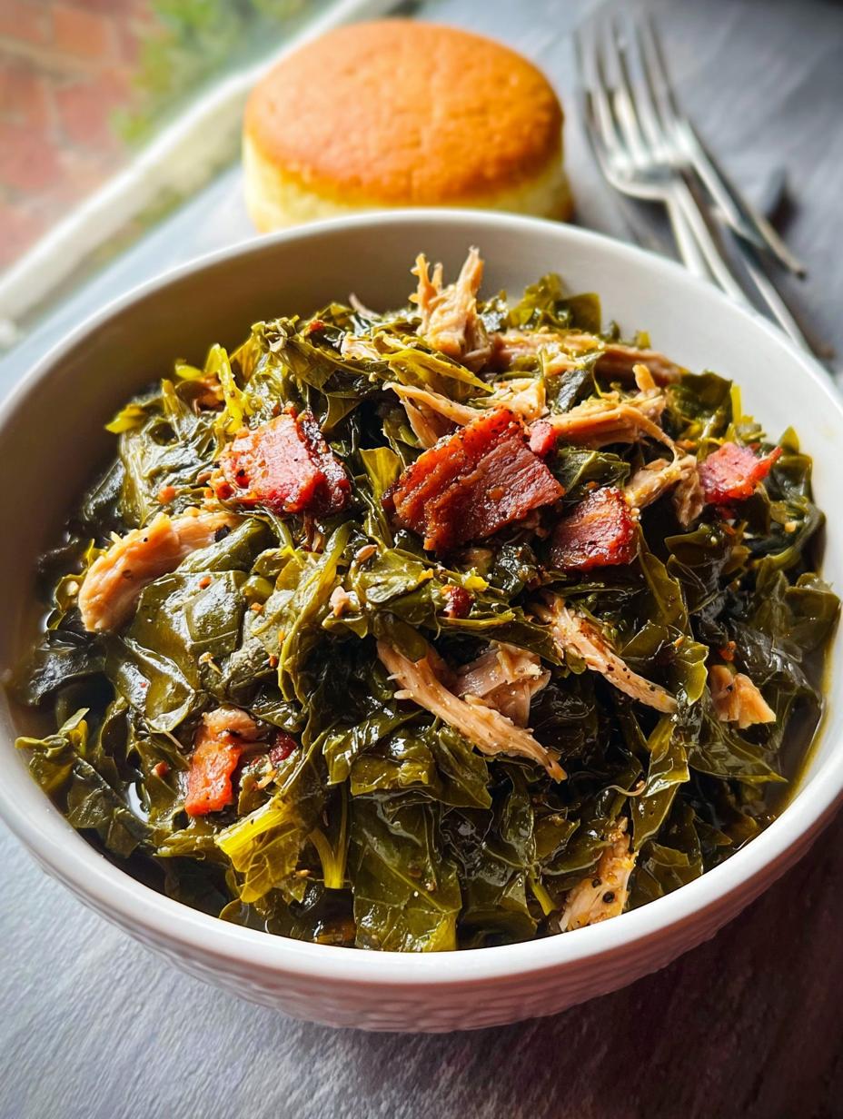 Slow Cooker Collard Greens