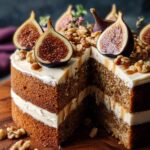 Spiced Fig Hazelnut Cake