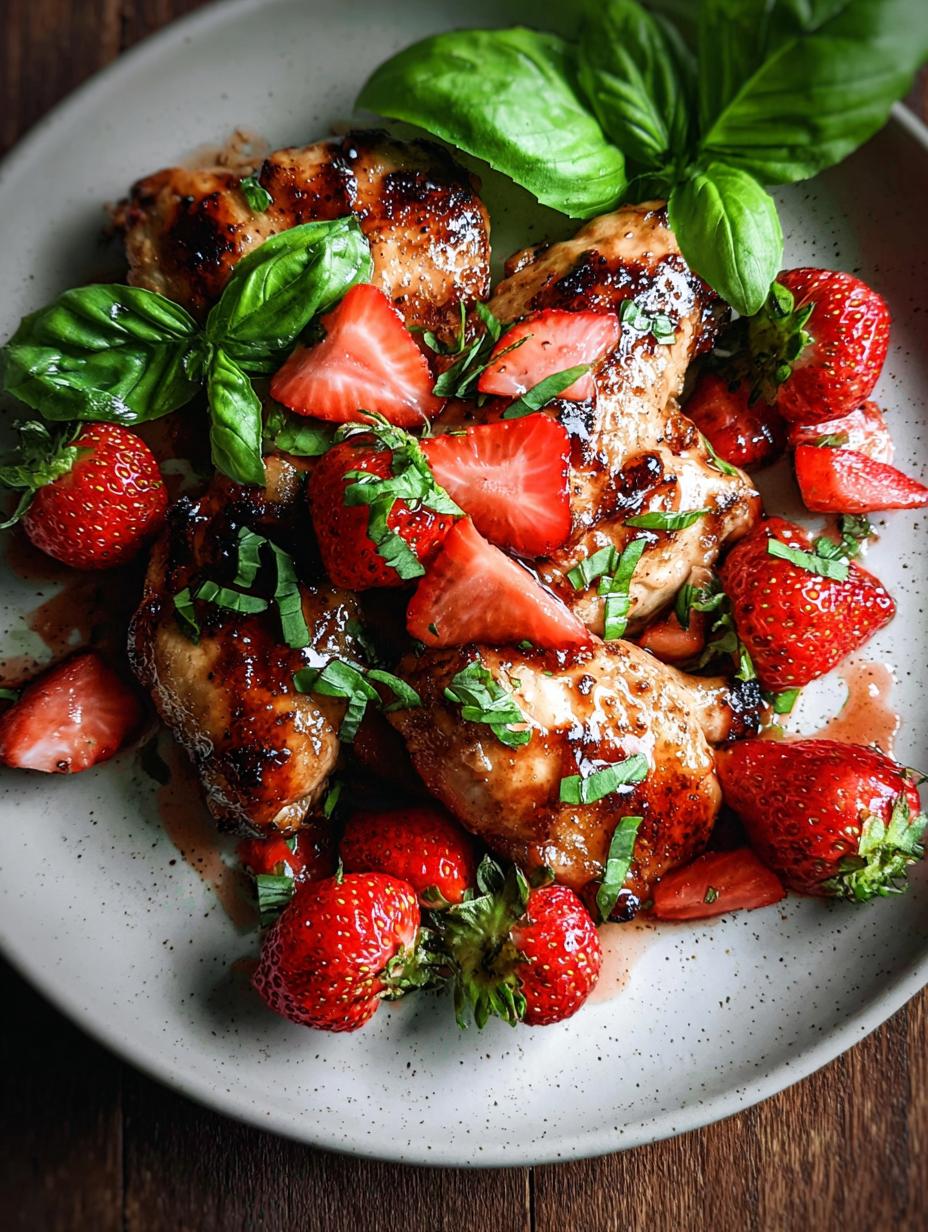 Strawberry Basil Chicken