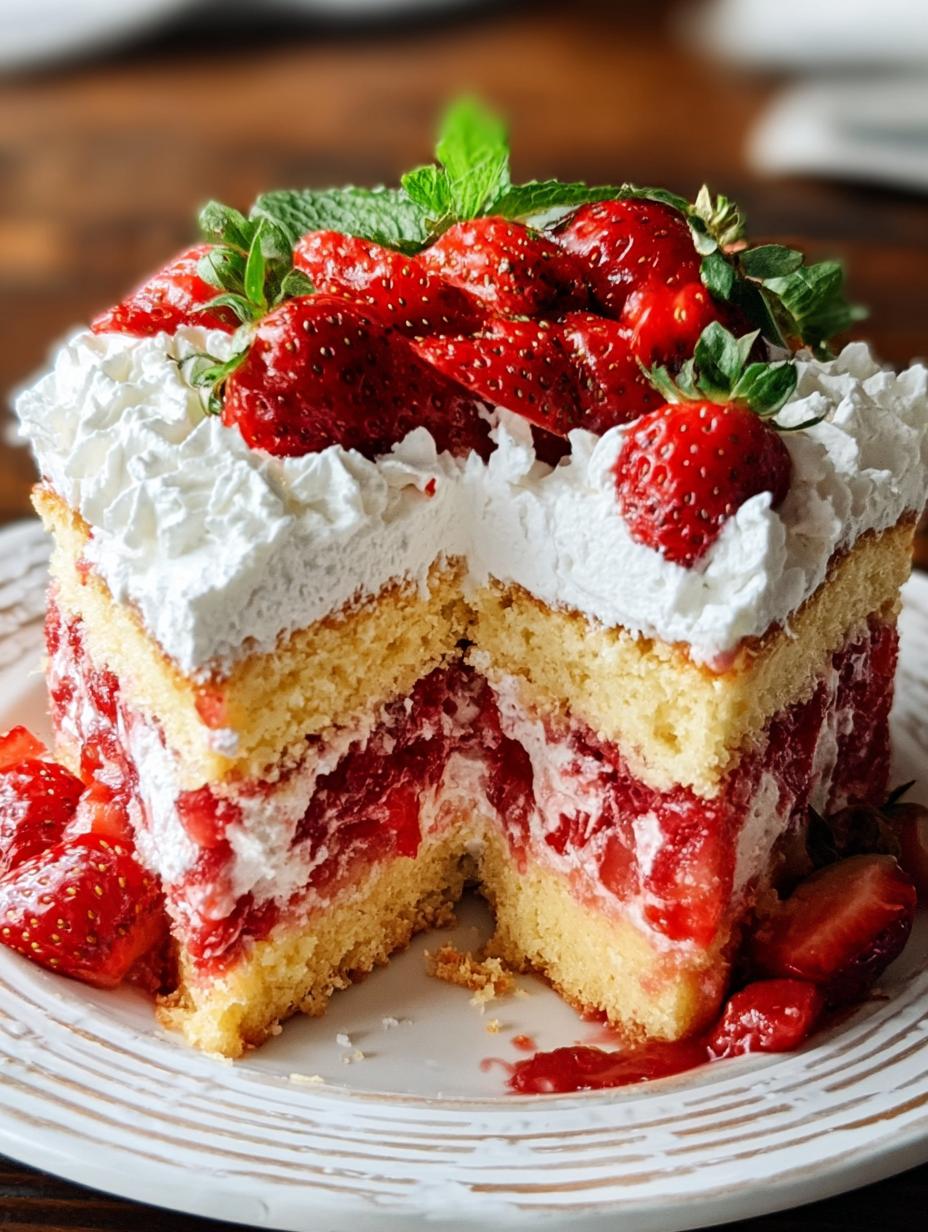 Strawberry Earthquake Cake: Glorious Swirls & 40-Min Bake - Strawberry Earthquake Cake - main visual representation