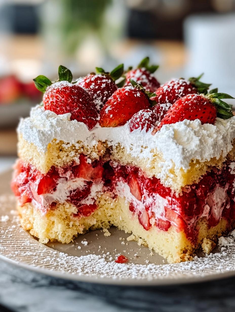 Strawberry Earthquake Cake: Glorious Swirls & 40-Min Bake - Strawberry Earthquake Cake - additional detail