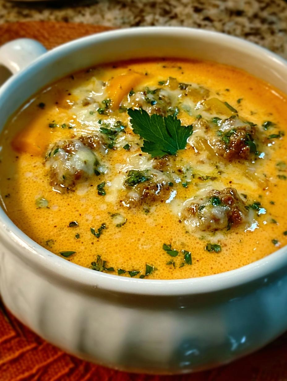 Stuffed Banana Pepper Soup
