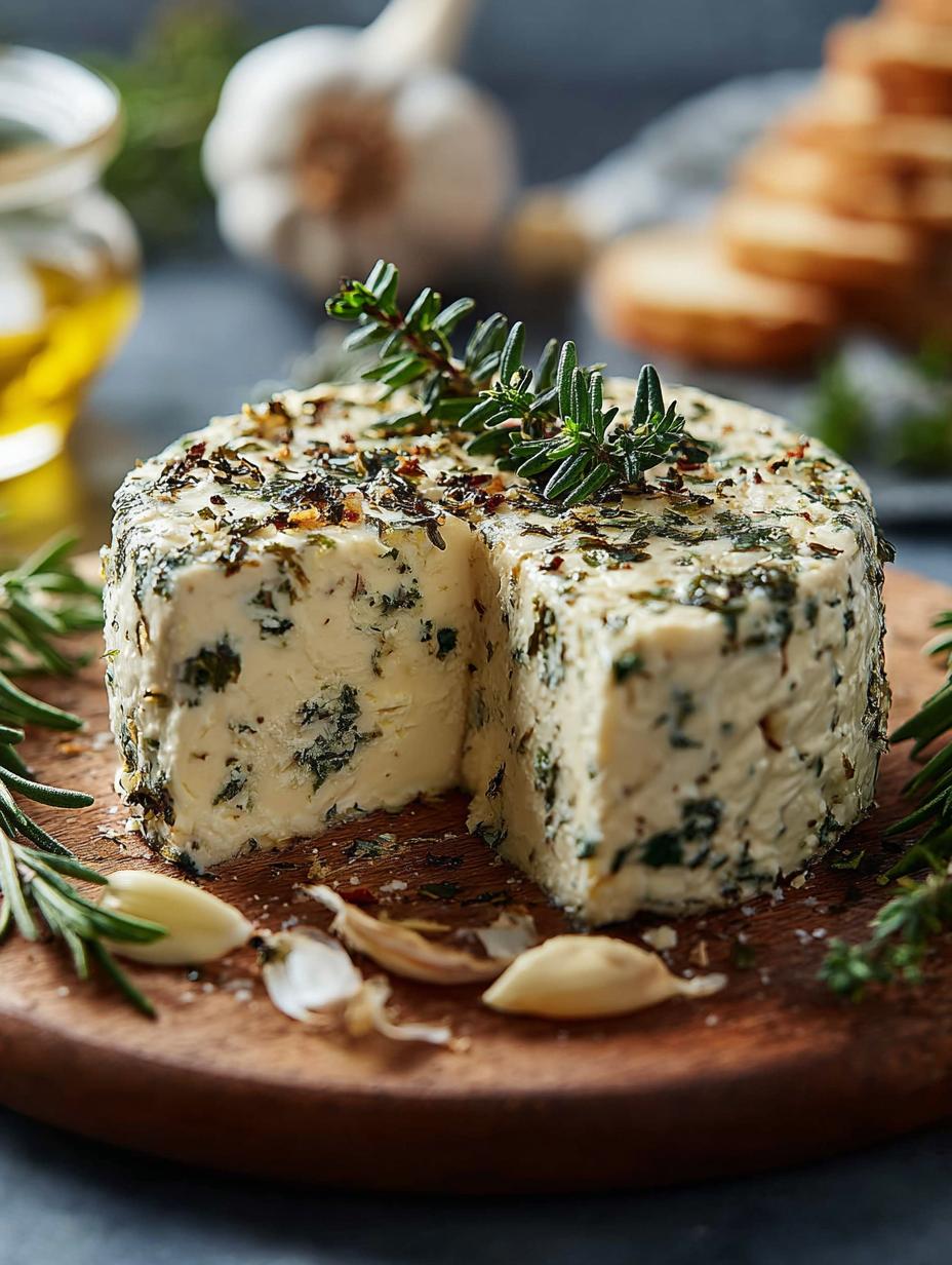Vegan Garlic Herb Cheese: 5 Reasons to Try This Creamy Delight - Vegan Garlic Herb Cheese - additional detail