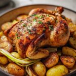 Whole Roast Chicken Potatoes