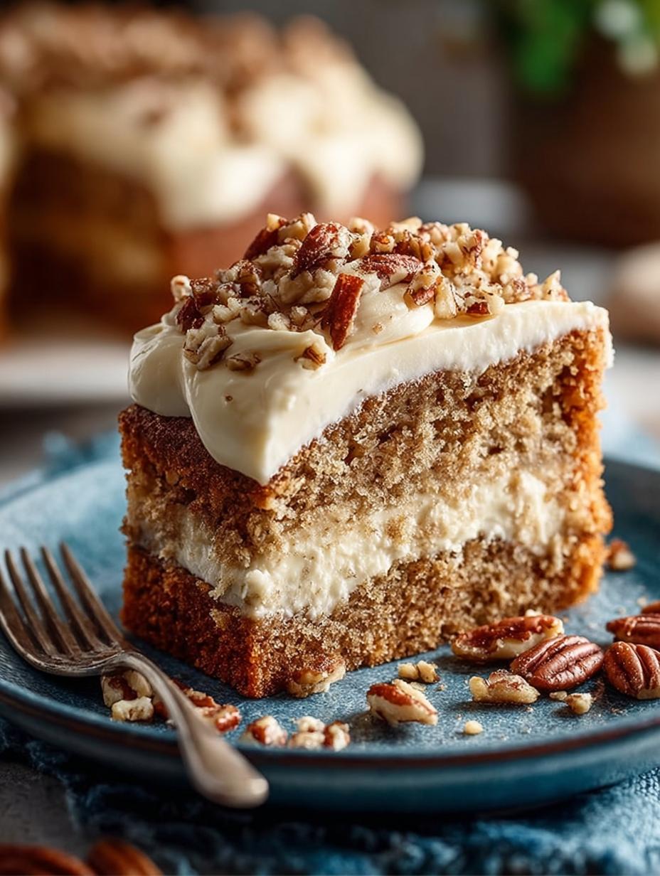 Apple Pecan Spice Cake