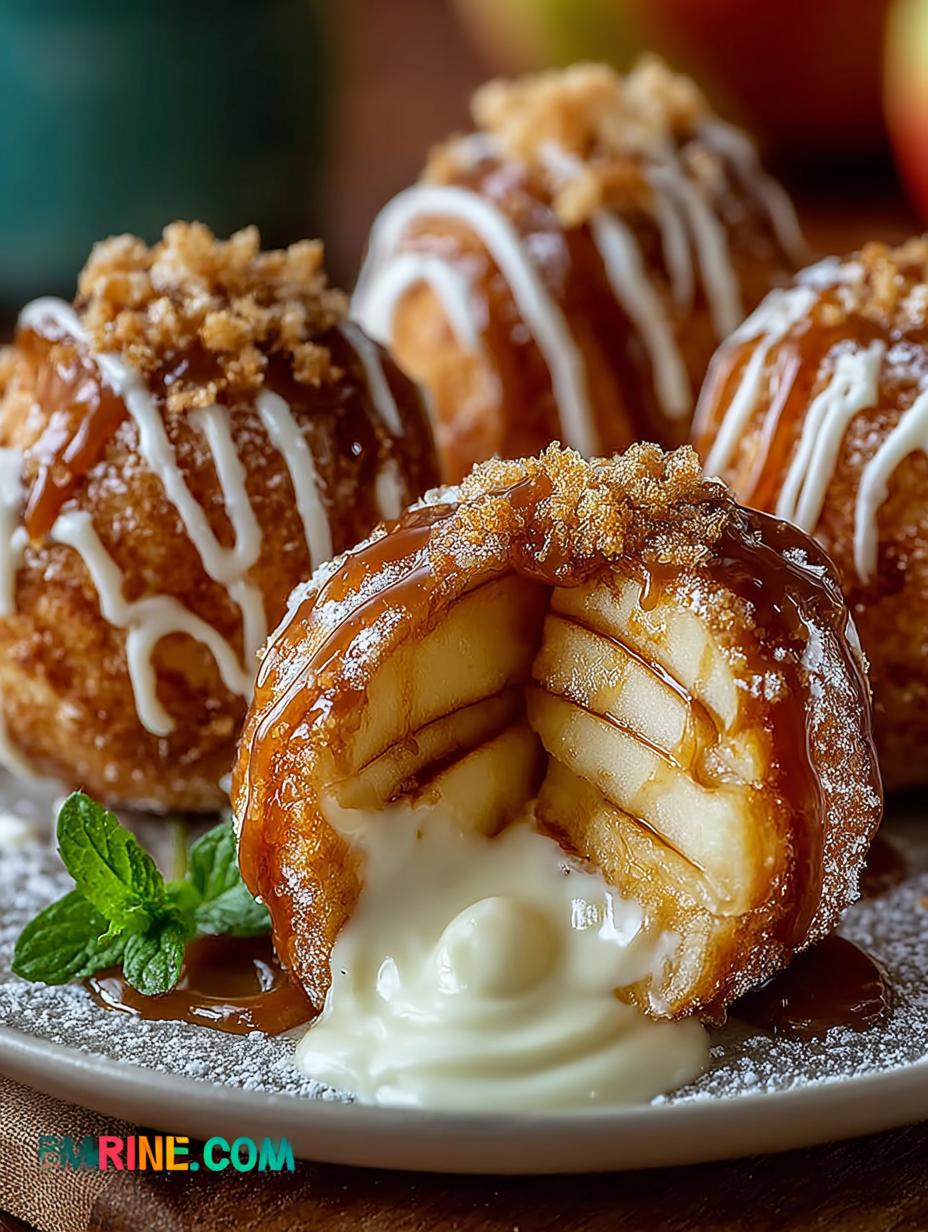 Caramel Apple Pie Bombs: 12 Irresistibly Sweet Treats - Caramel Apple Pie Bombs - additional detail