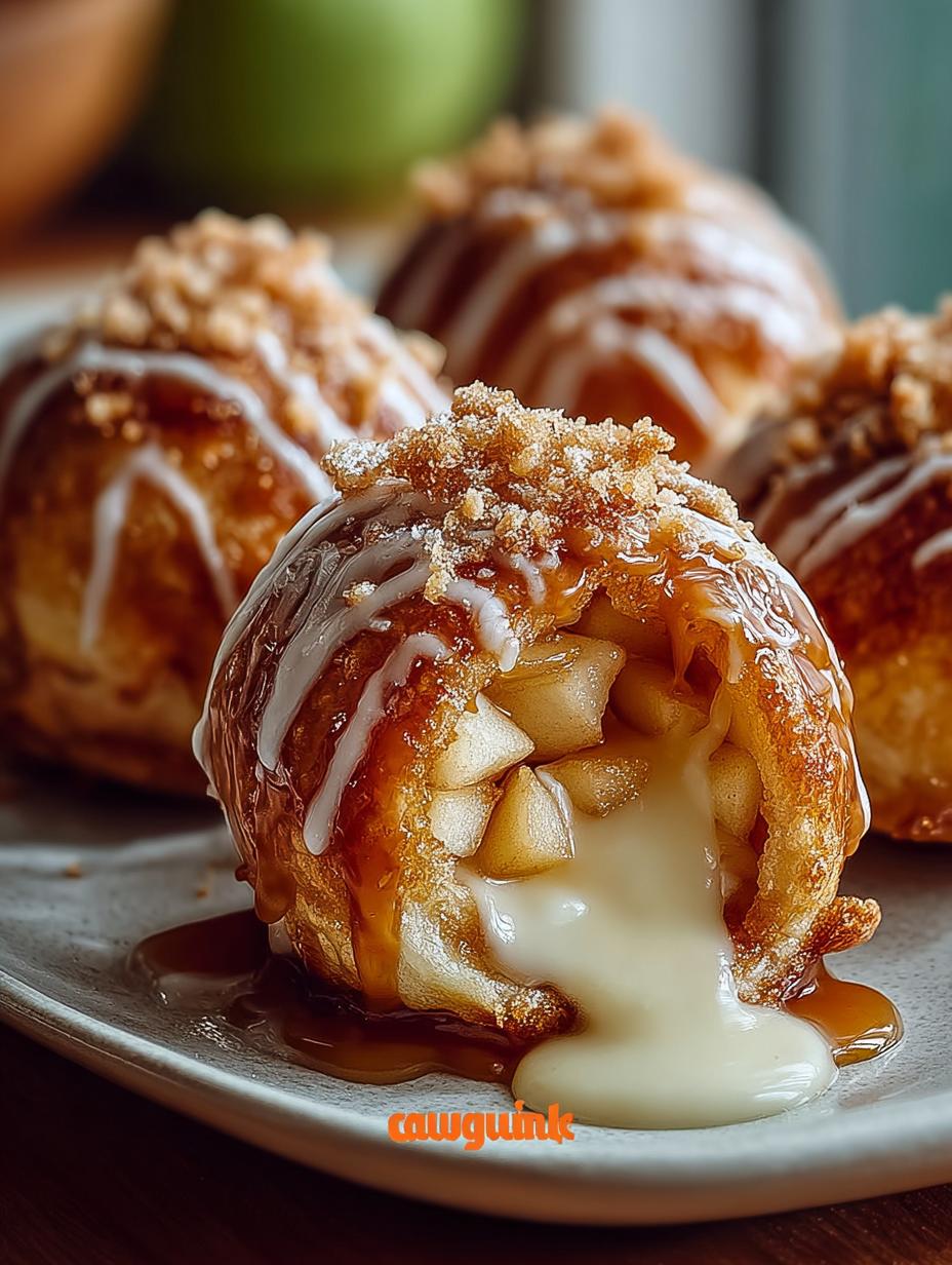 Caramel Apple Pie Bombs