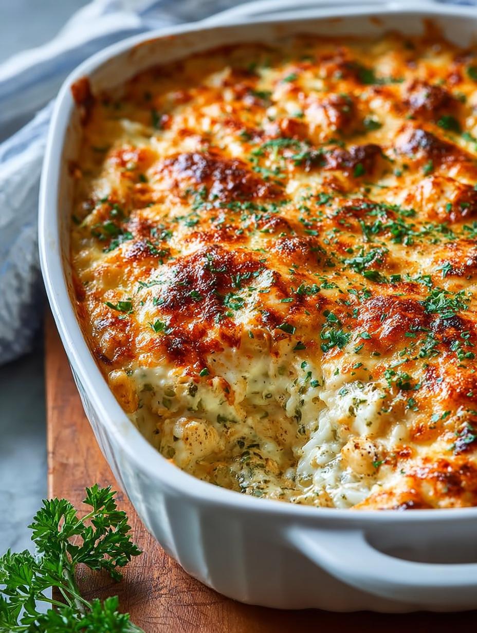 Delicious Cheesy Chicken Rice Casserole for Comfort - Cheesy Chicken Rice Casserole - main visual representation