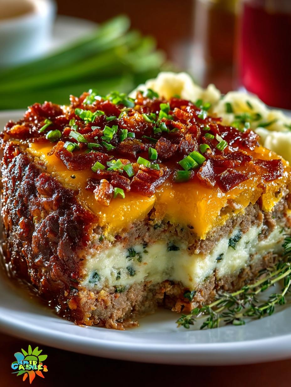 Comfort Loaded Potato Meatloaf