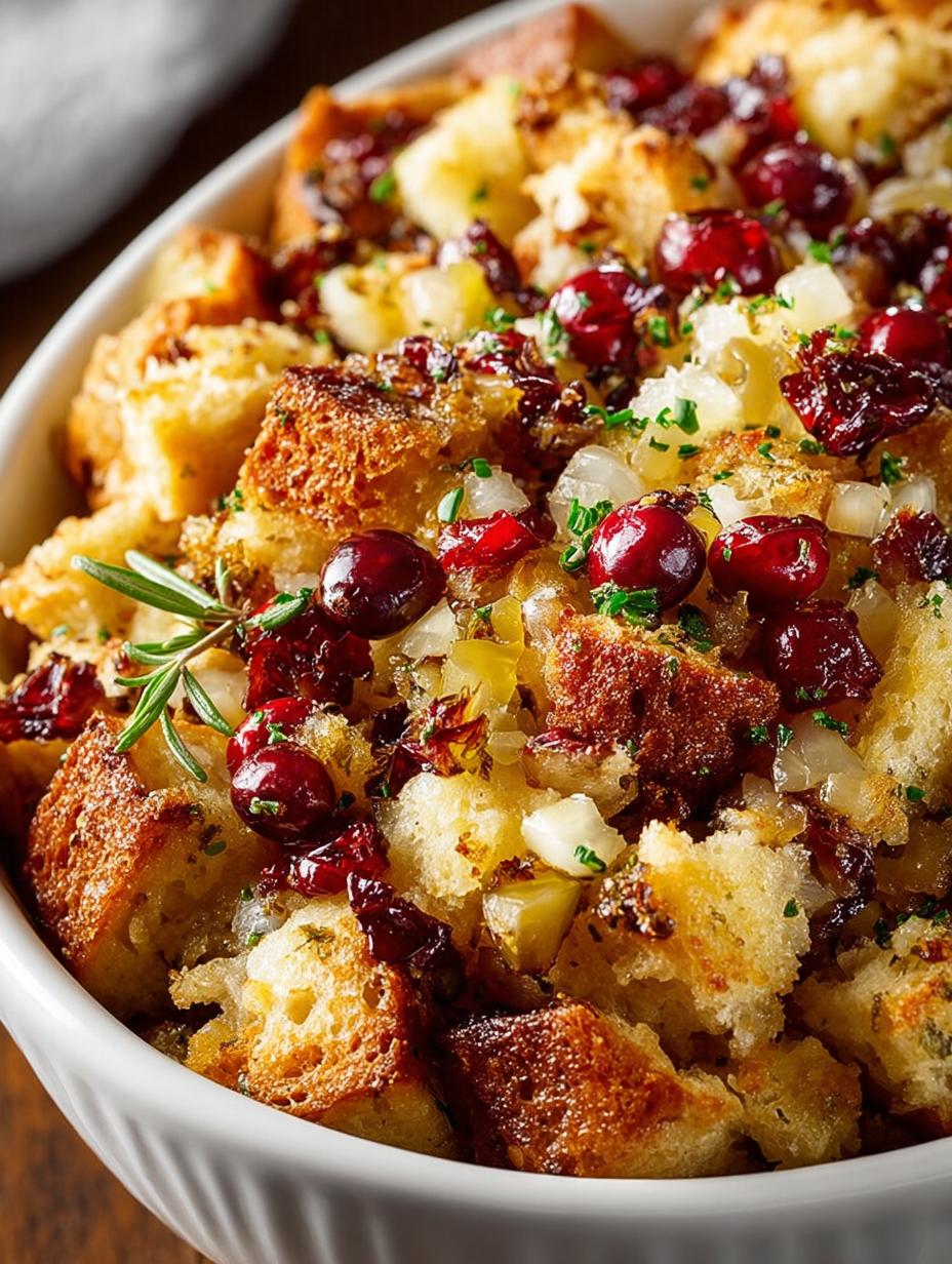 Cranberry Stuffing with Fresh