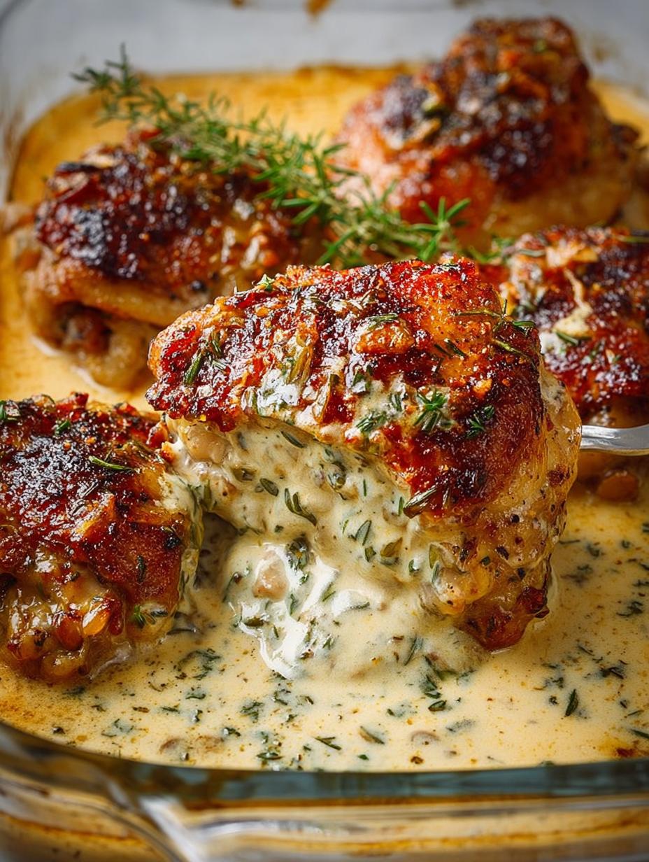 Creamy Baked Chicken Thighs in 7 Simple Steps - Creamy Baked Chicken Thighs - main visual representation