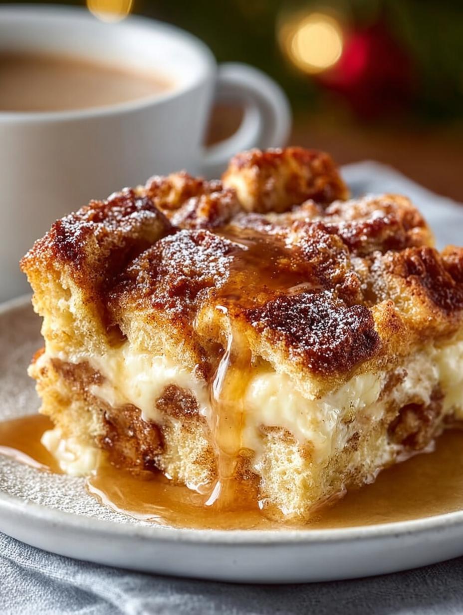 Delicious Eggnog French Toast Casserole for Holidays - Eggnog French Toast Casserole - additional detail