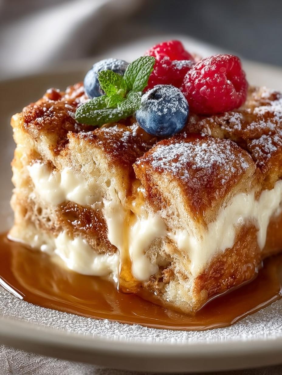 Eggnog French Toast Casserole