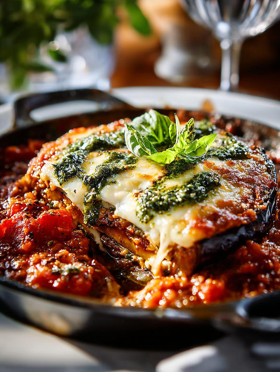Eggplant Parmesan with Cheese: A Lighter Italian Classic - Eggplant Parmesan with Cheese - additional detail