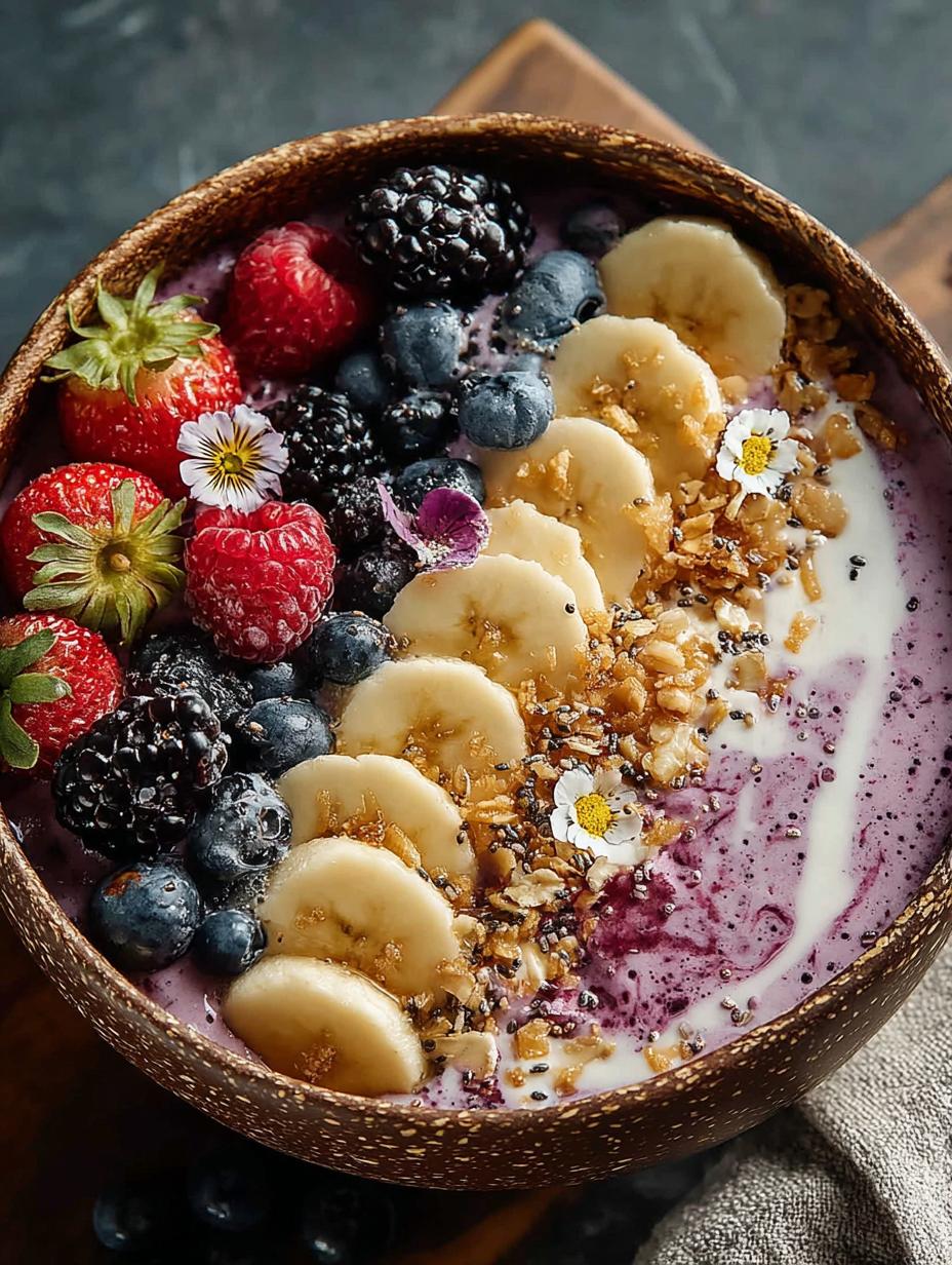 5-Minute Fruit Smoothie Bowl: A Refreshing Delight - Fruit Smoothie Bowl - additional detail