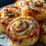 Garlic Parmesan Pizza Rolls