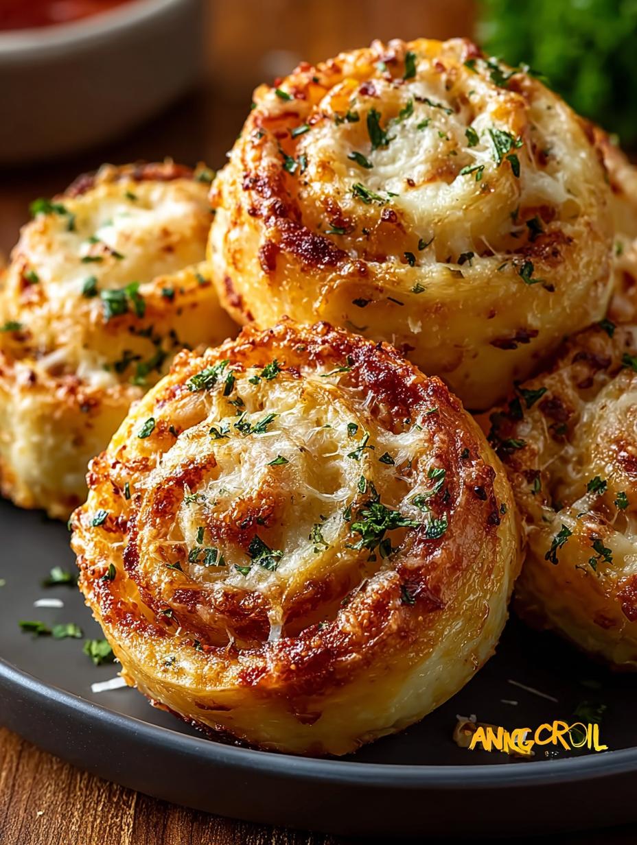Garlic Parmesan Pizza Rolls: 12 Irresistible Bites - Garlic Parmesan Pizza Rolls - additional detail