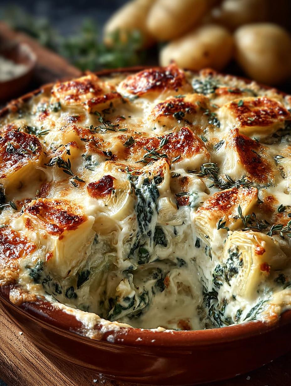 Irresistible Creamy Spinach Artichoke