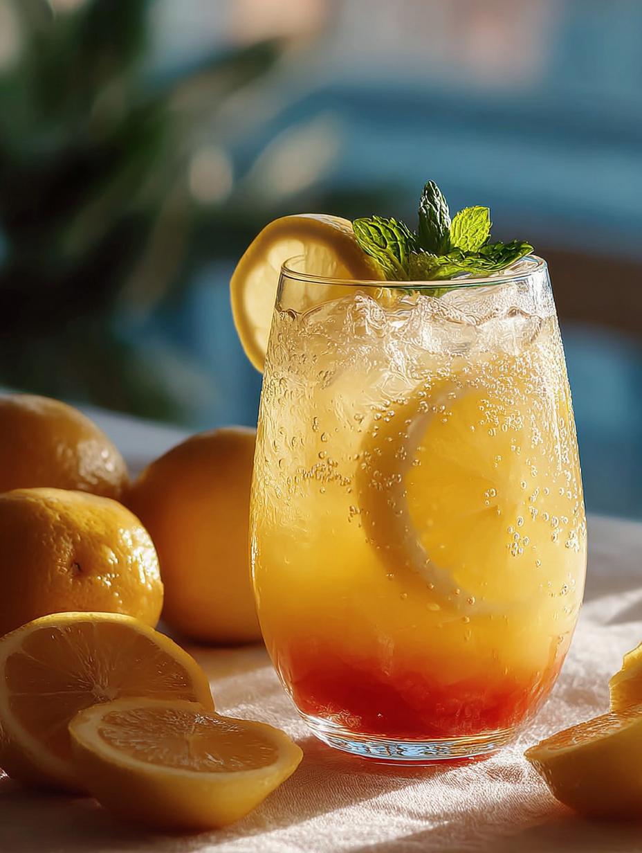 Irresistible Limoncello Sunrise Mocktail: 5-Minute Delight - Irresistible Limoncello Sunrise Mocktail - additional detail