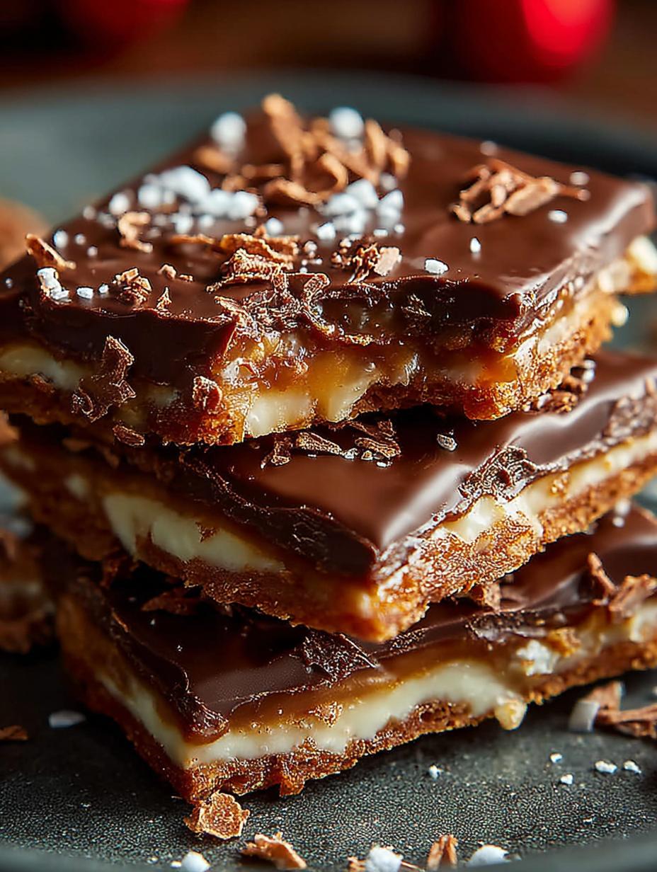 Deliciously decorated Reindeer Bark with festive toppings