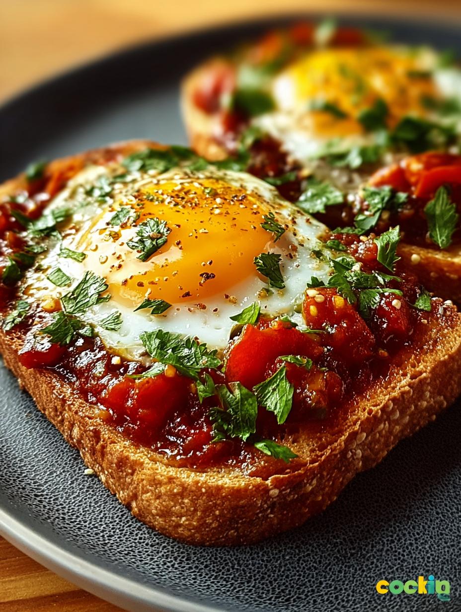 Delicious Shakshouka Toast Recipe You Must Try - Shakshouka Toast - additional detail