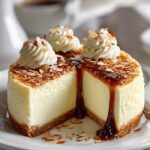 Amaretto Cheesecake with Almond