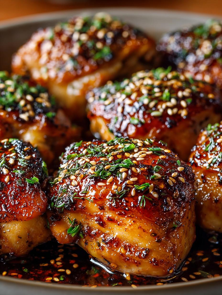 Baked Honey Garlic Chicken