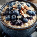 Blueberry Crockpot Oatmeal