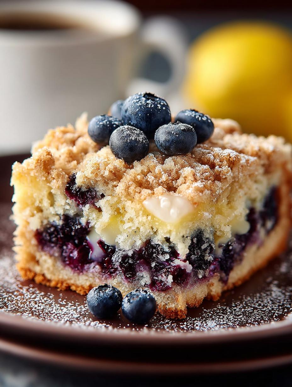 Delicious Blueberry Lemon Coffee Cake Recipe to Savor - Blueberry Lemon Coffee Cake - main visual representation
