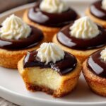Boston Cream Cookie Cups