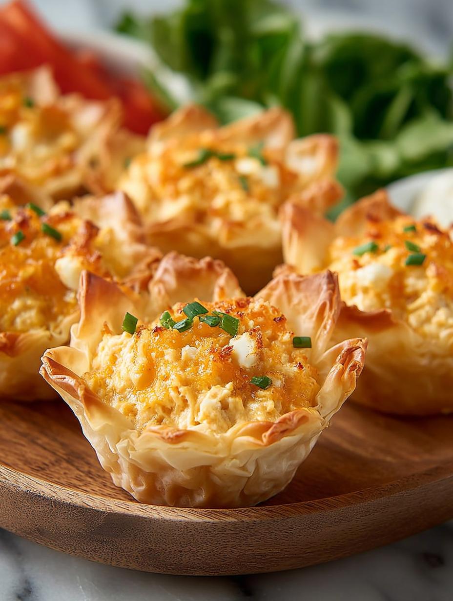 Delicious Buffalo Chicken Phyllo Cups for Every Occasion - Buffalo Chicken Phyllo Cups - additional detail