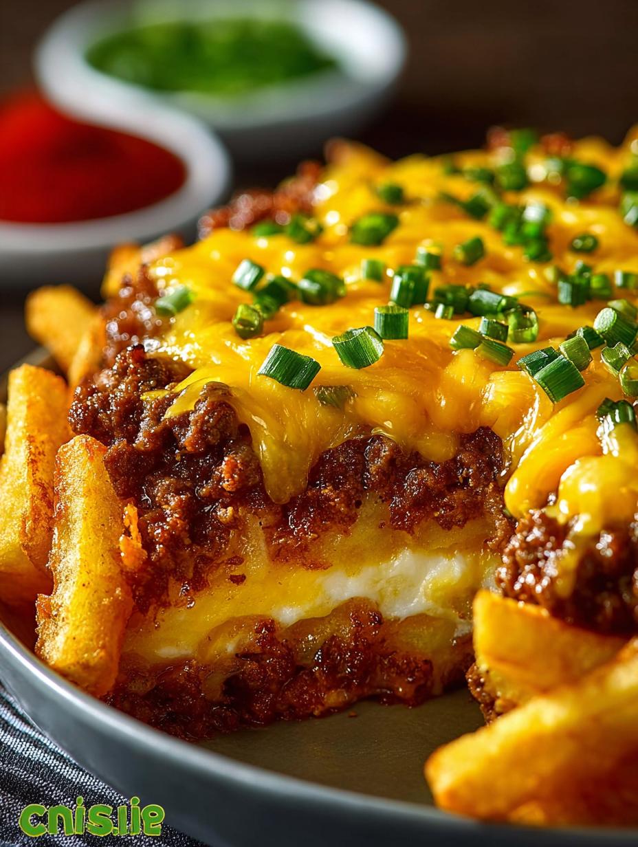 Delicious Cheeseburger French Fry Bake Recipe - Cheeseburger French Fry Bake - main visual representation