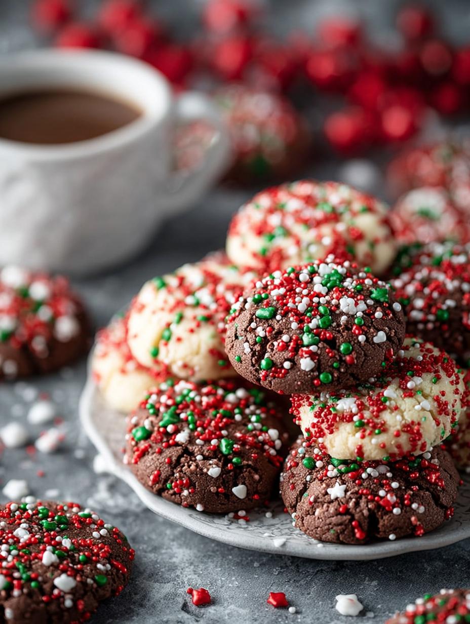 Christmas Sprinkle Pudding Cookies: 24 Festive Treats - Christmas Sprinkle Pudding Cookies - main visual representation