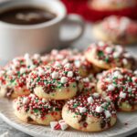 Christmas Sprinkle Pudding Cookies