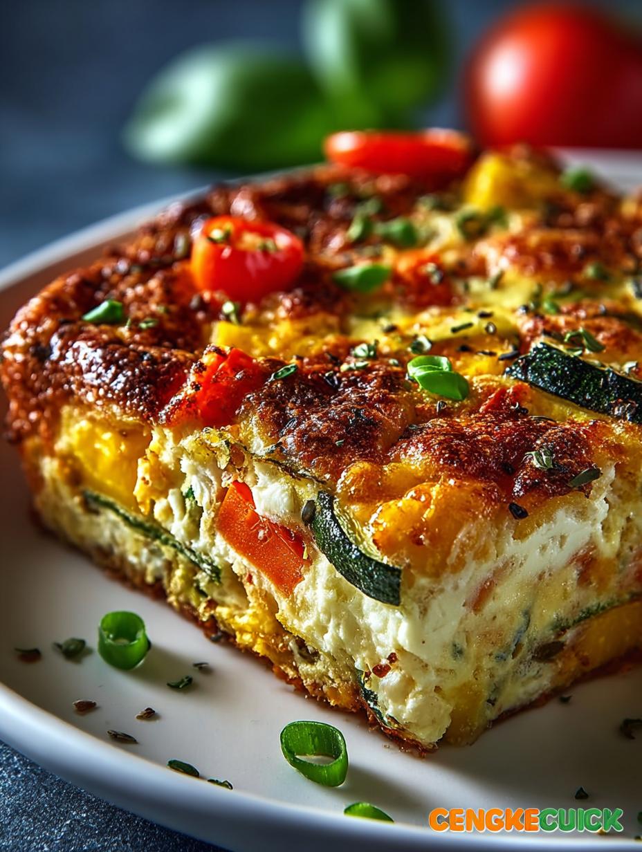 Cottage Cheese Veggie Bake
