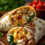 Creamy Chicken Cheese Wraps