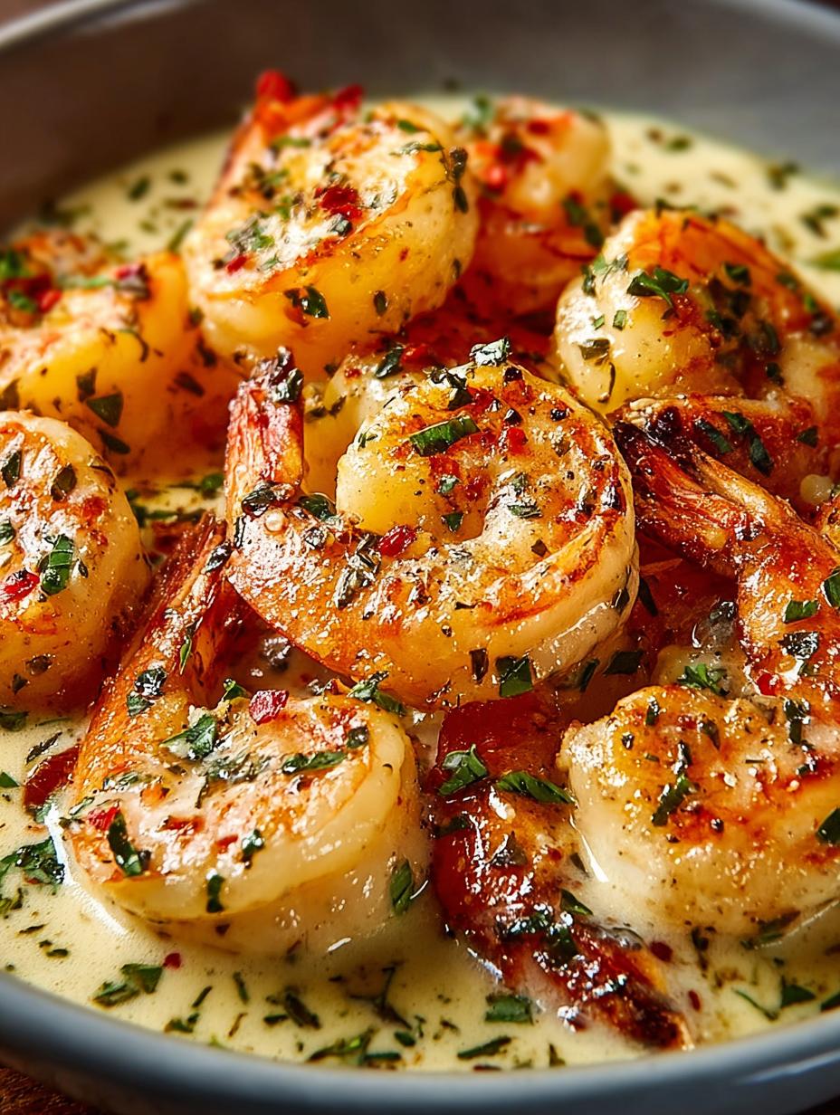 Creamy Garlic Shrimp