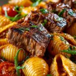 Creamy Paprika Steak Shells