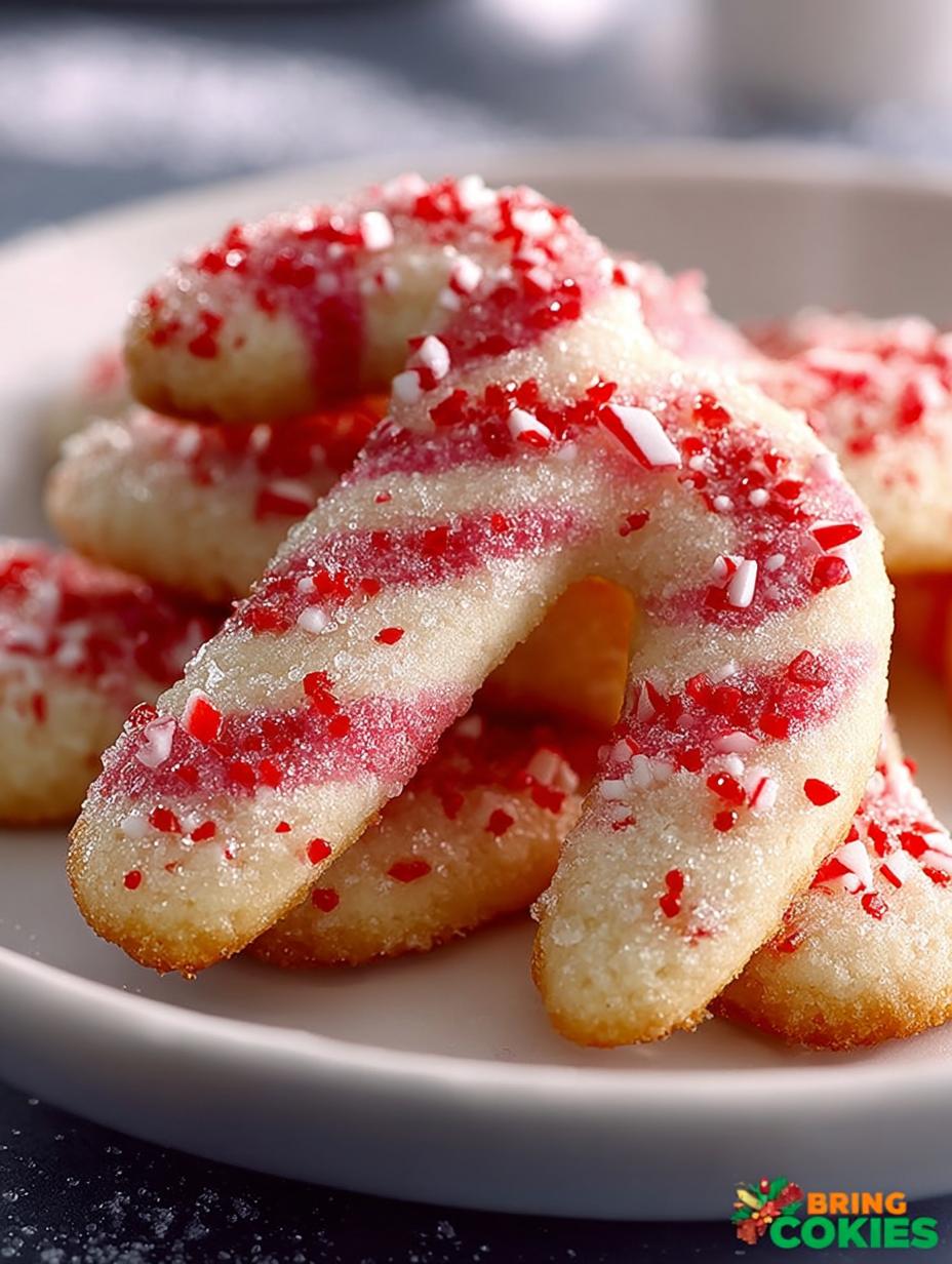 Crispy Candy Cane Cookies: 7 Festive Treats for Holidays - Crispy Candy Cane Cookies - main visual representation