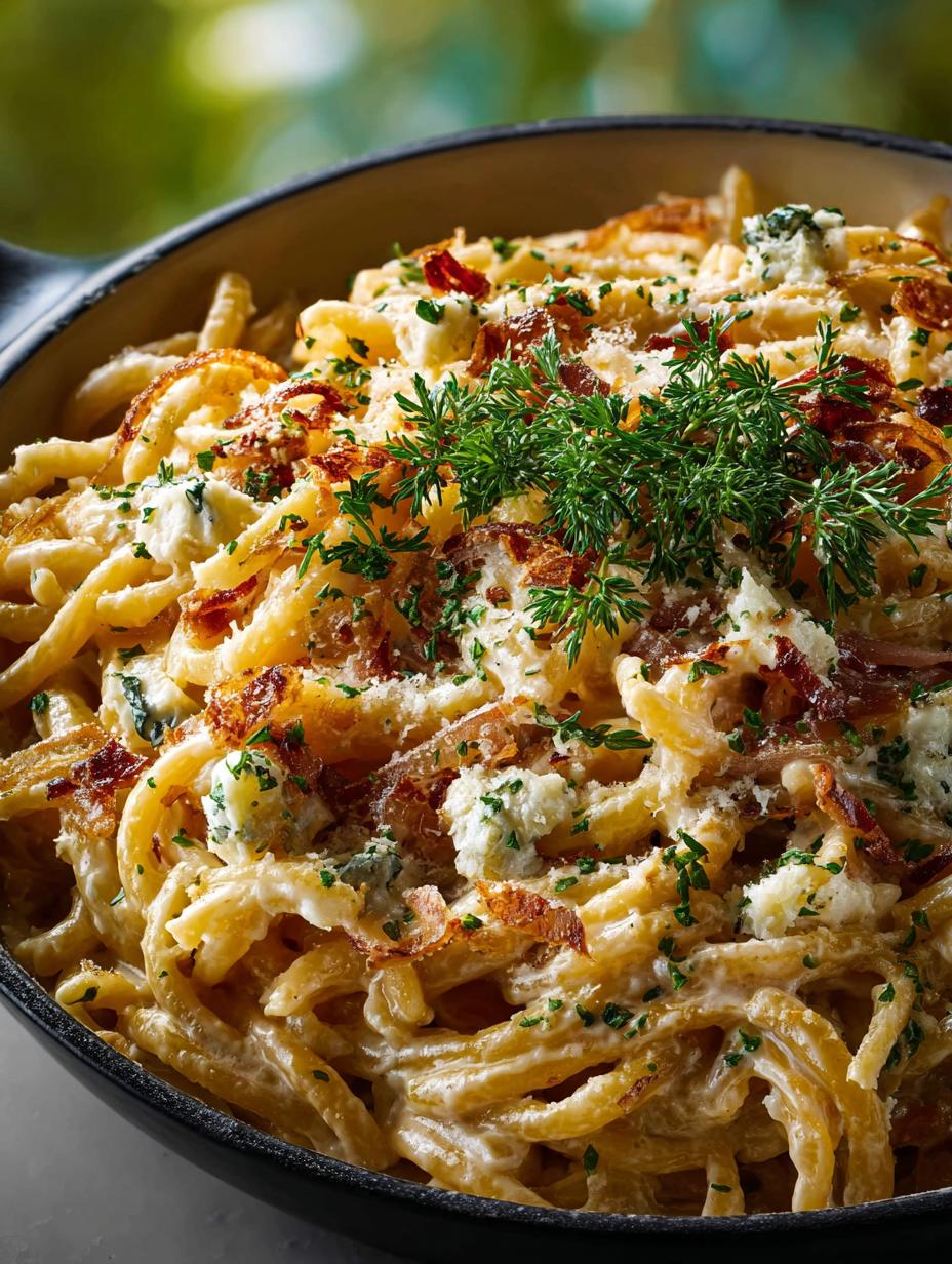French Onion Pasta