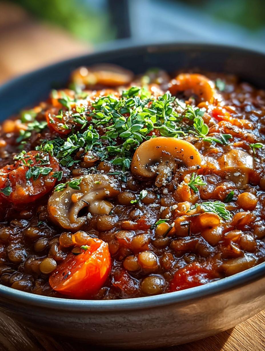 Mushroom Lentil Ragu: 5 Reasons to Love This Hearty Dish - Mushroom Lentil Ragu - main visual representation
