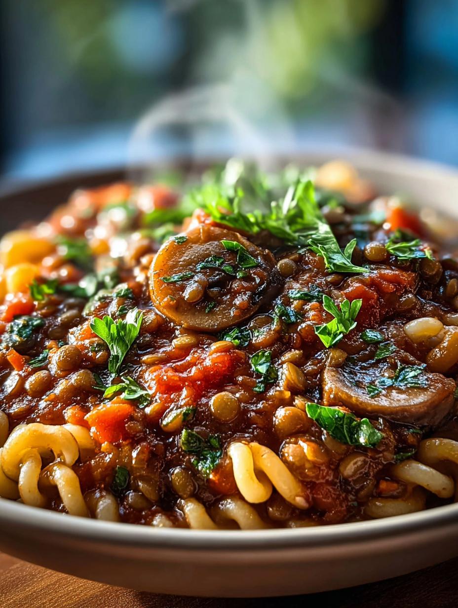 Mushroom Lentil Ragu: 5 Reasons to Love This Hearty Dish - Mushroom Lentil Ragu - additional detail