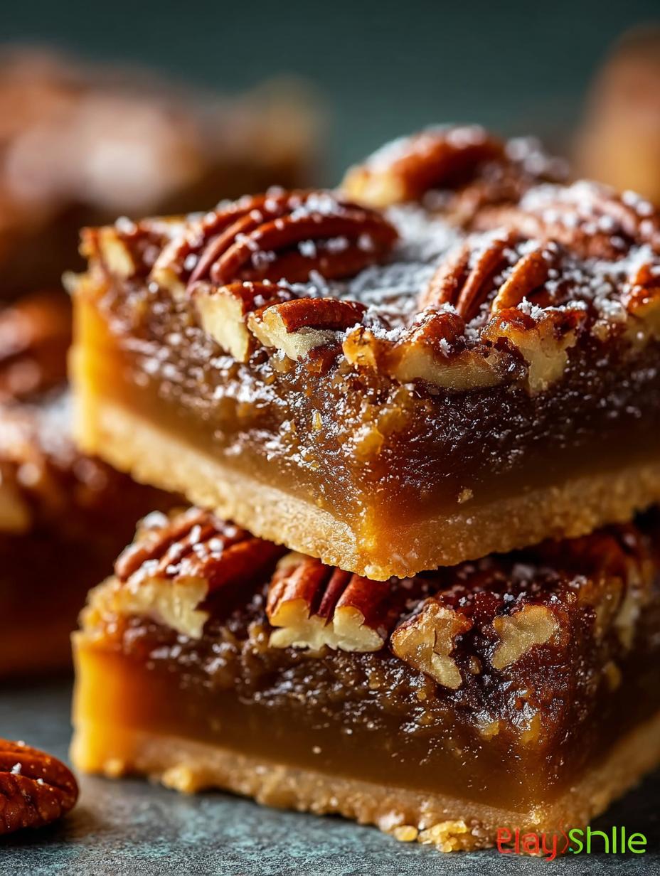 Simple and Irresistible Pecan Pie Bars Recipe - Pecan Pie Bars - main visual representation