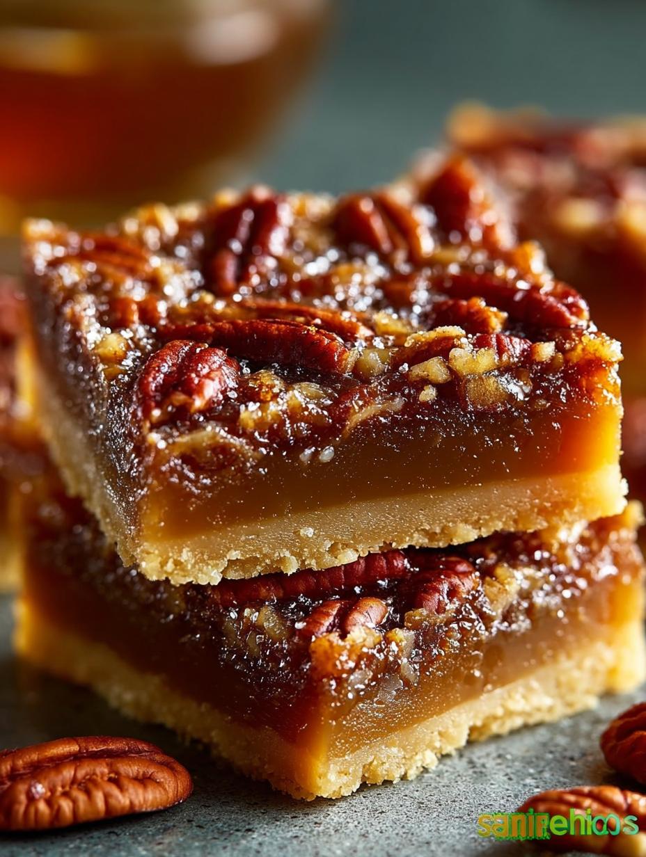 Simple and Irresistible Pecan Pie Bars Recipe - Pecan Pie Bars - additional detail