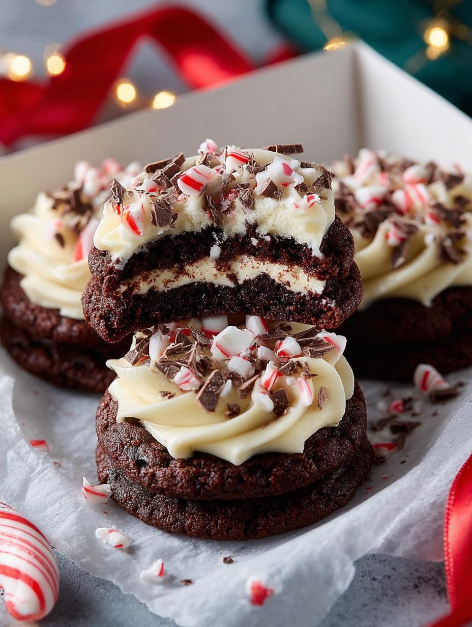 Peppermint Bark Cookies