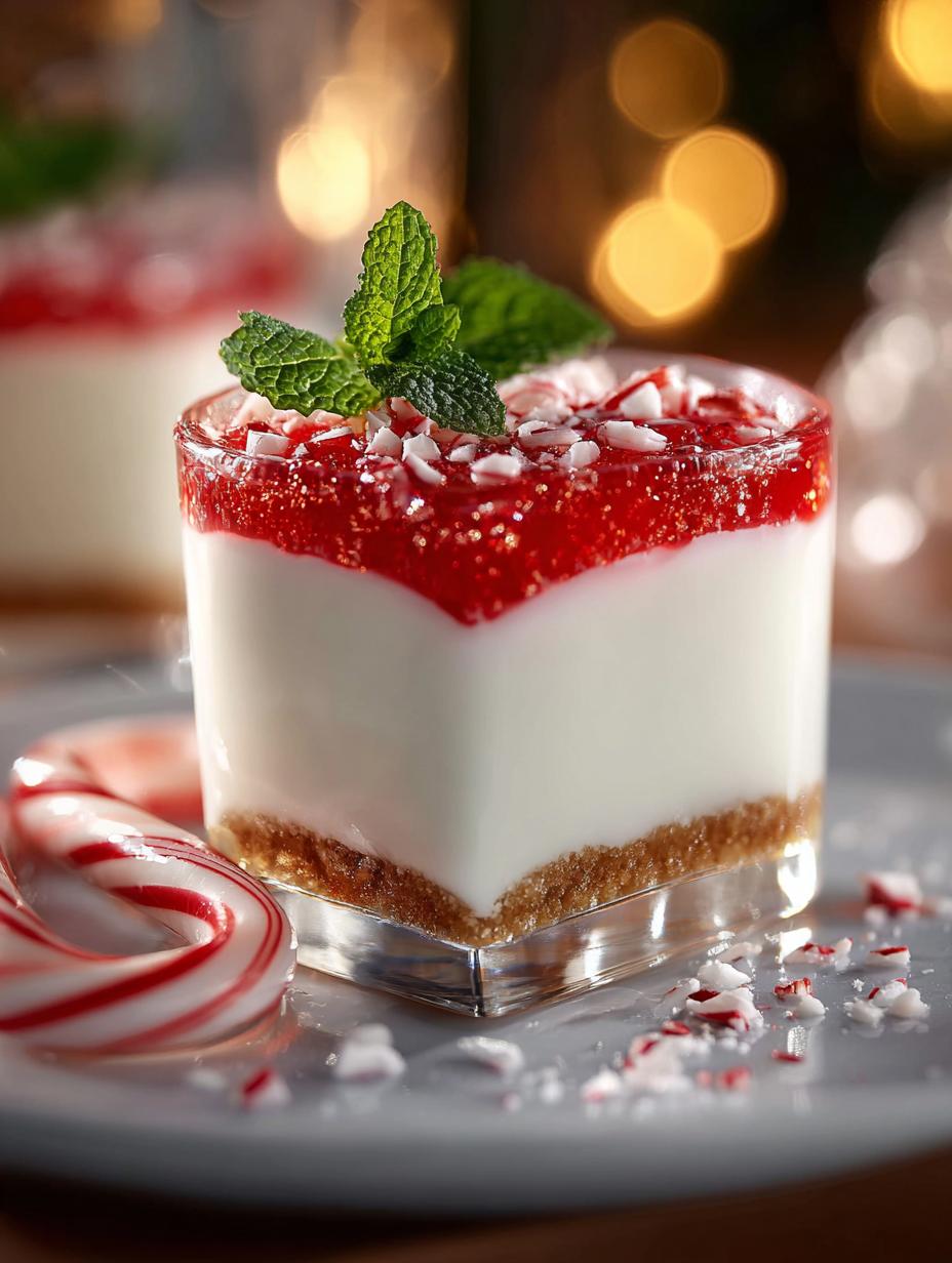 Delicious Peppermint Christmas Shots for Festive Fun - Peppermint Christmas Shots - main visual representation