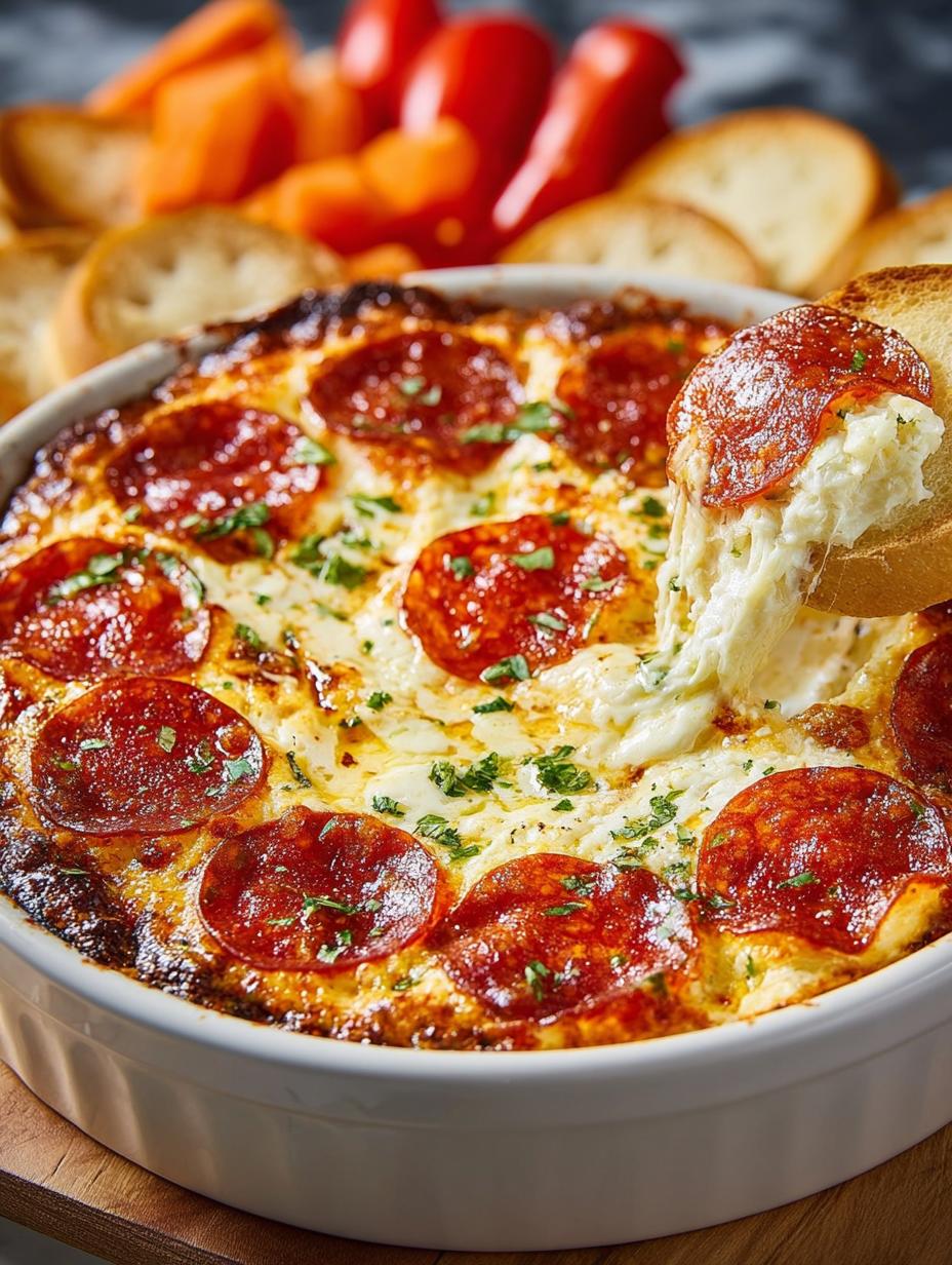Pepperoni Dip with Cheese: 5 Cheesy Party Favorites - Pepperoni Dip with Cheese - main visual representation