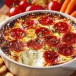Pepperoni Dip with Cheese