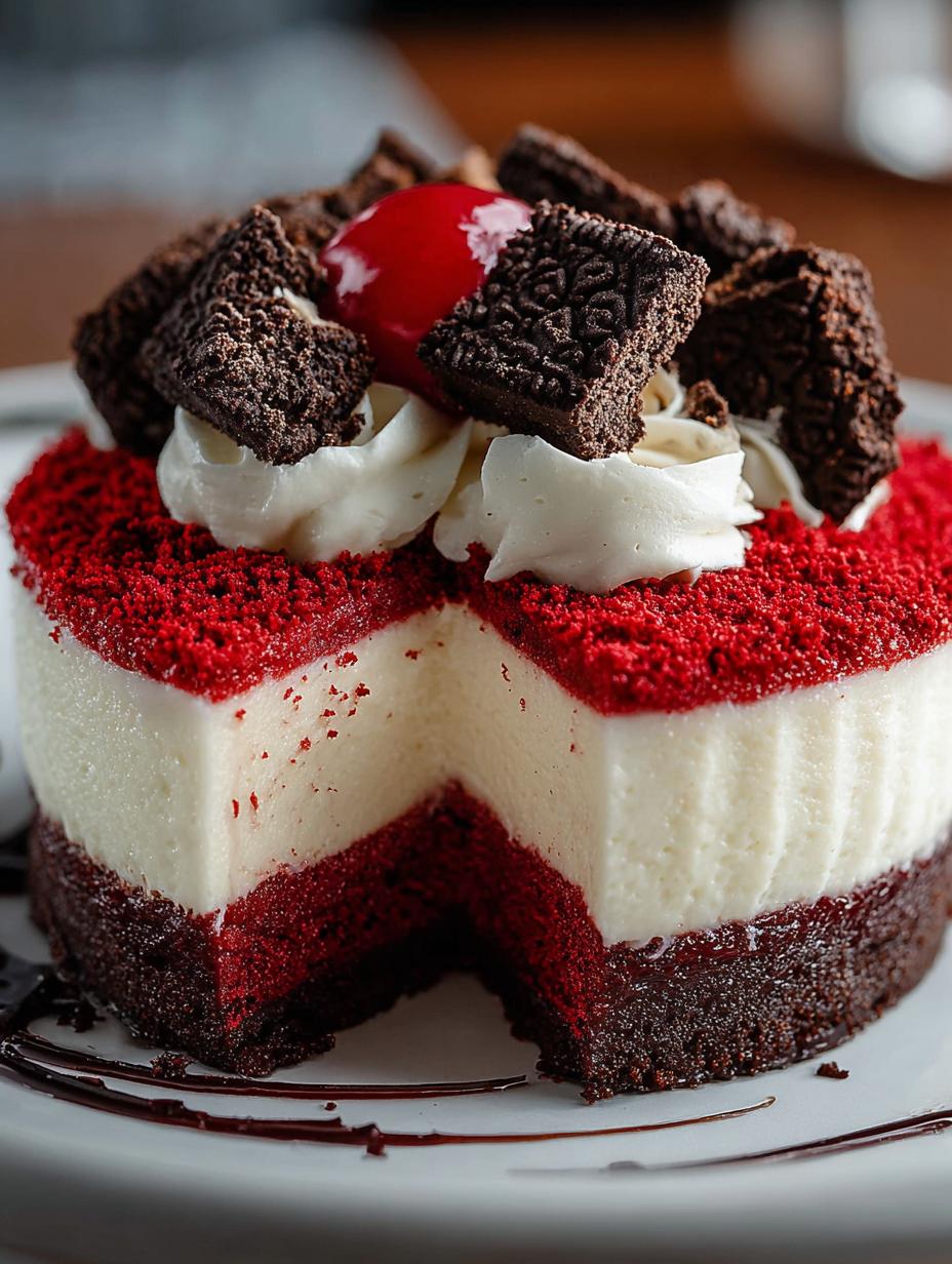 Red Velvet Cheesecake with